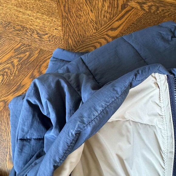 NWT Abercrombie & Fitch Blue Men’s Relaxed Fit Light Weight Quilted puffer Jacke - Picture 6 of 6